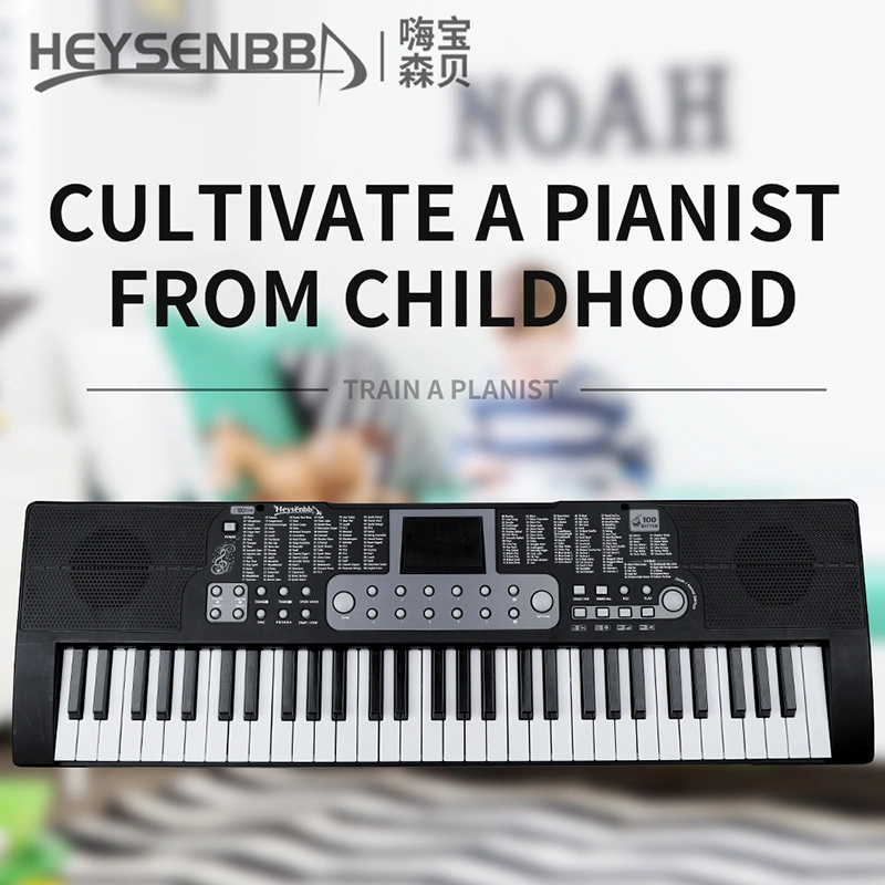 2022 Latest Multi Functional 61 Key Children&prime; S Education Toys Electronic Piano Portable Musical Instrument Birthday and Christmas Gifts