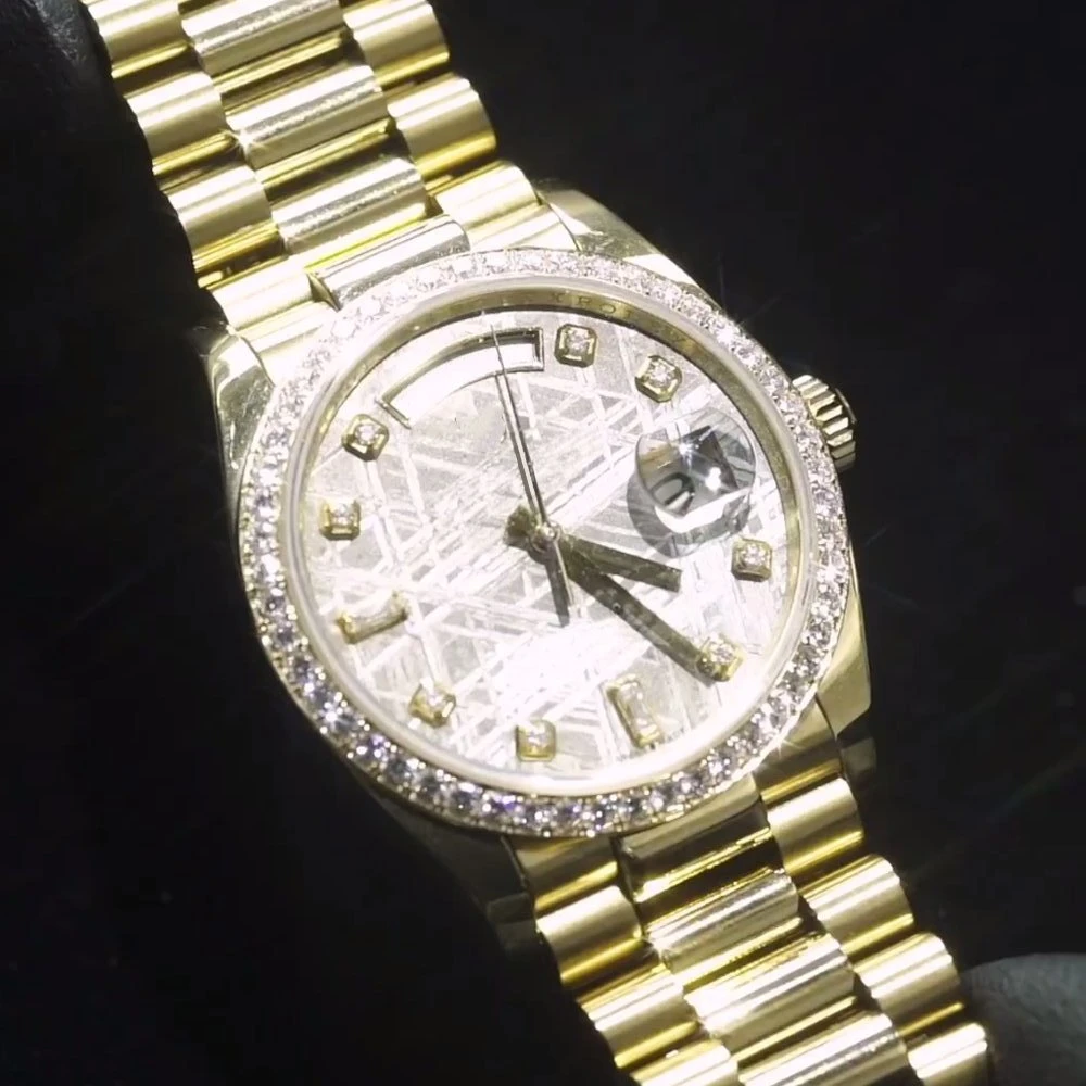 2023 New Hip Hop Jewelry Waterproof Mechanical Stainless Steel Golden Watch Designer Watches Men Wrist