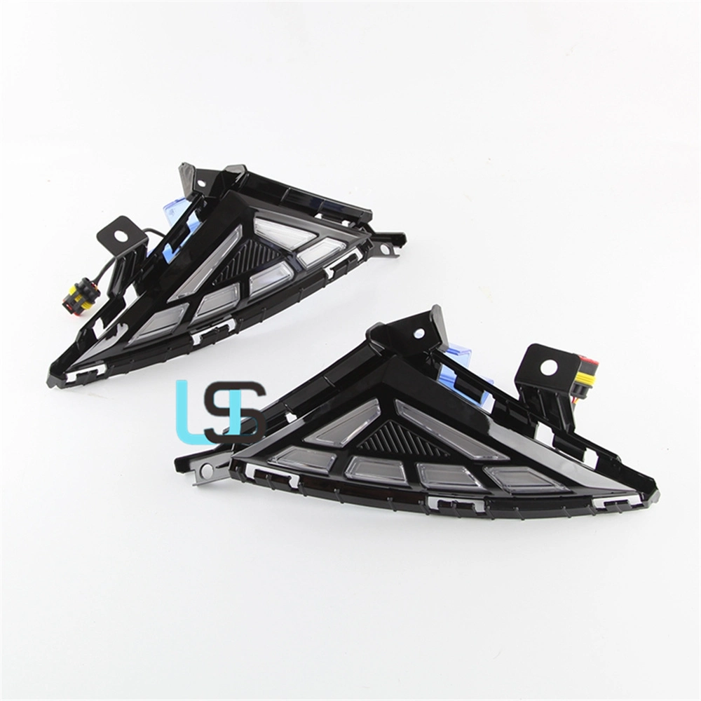 Auto Brake Reverse Turn Signal Front Fog Lamp Modified LED Daytime Running Lights for 21 Hyundai 7th-Generation Elantra