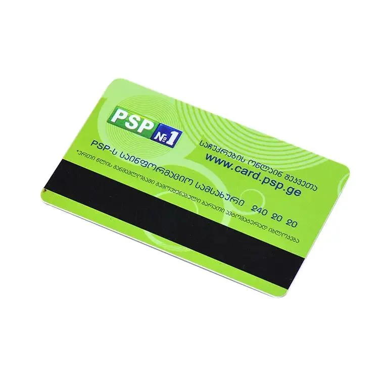 Key Card Inkjet PVC Card RFID Card with Magnetic Stripe