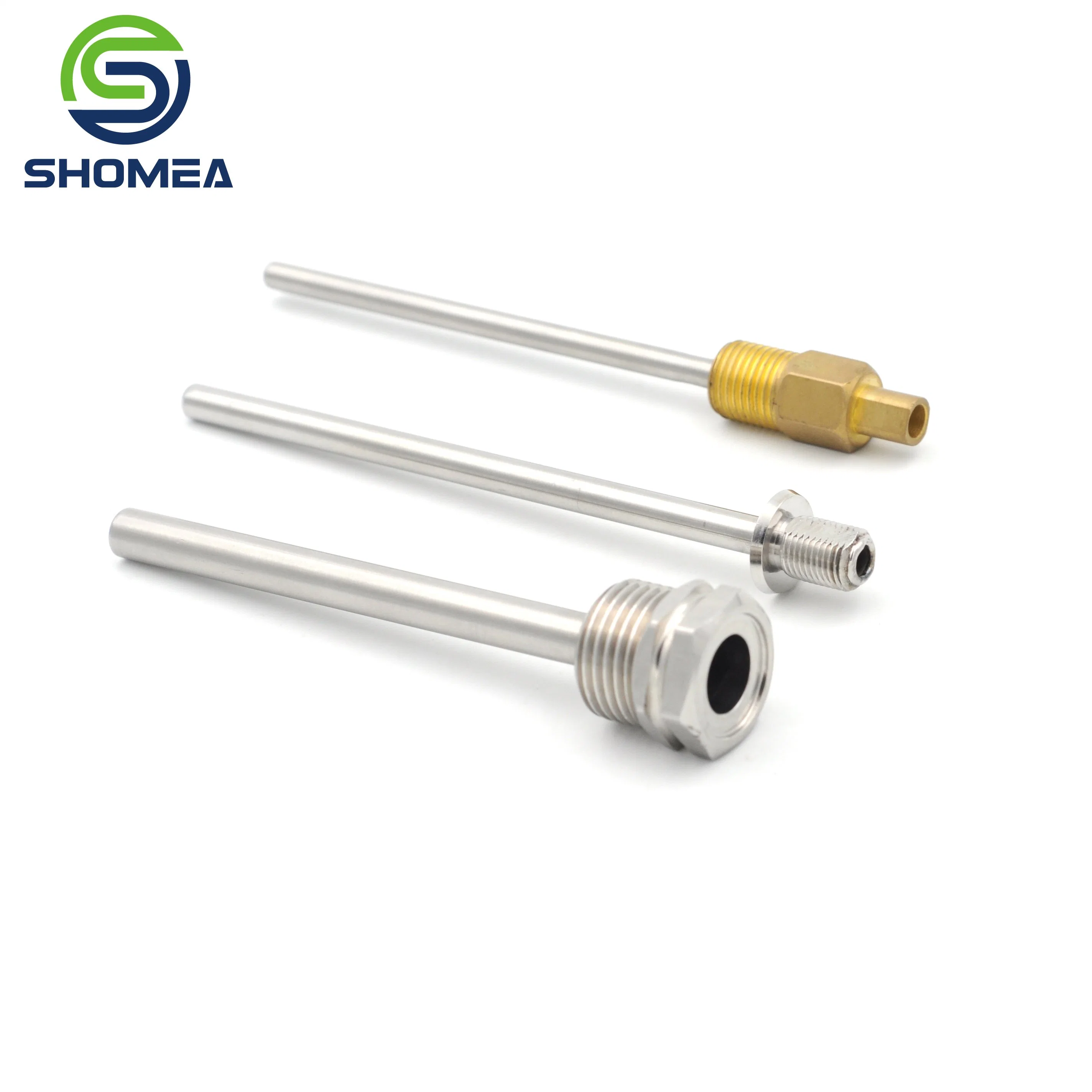 Shomea kundenspezifischer RTD-Temperatursensor aus Edelstahl mit Stecker Gewinde