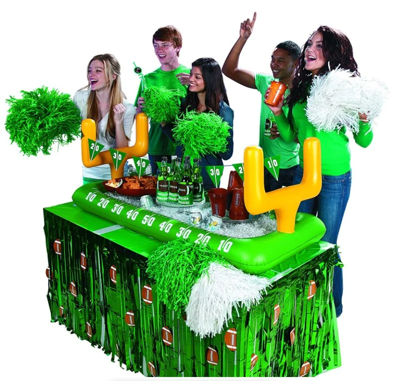 Inflatable Football Field Buffet Cooler with Goal Posts