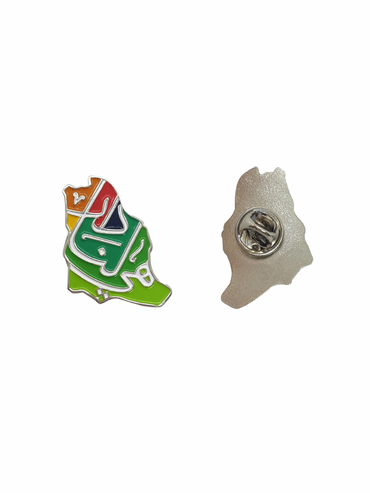 Arábia Saudita 91st Anniversary Celebration Badge Keychain colar Badge Bake Distintivo comemorativo pintado