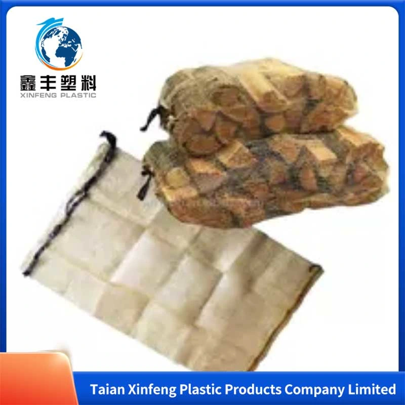 Customized PP PE Drawstring Vegetable Mesh Bag 25kg 50kg Onions Potatoes