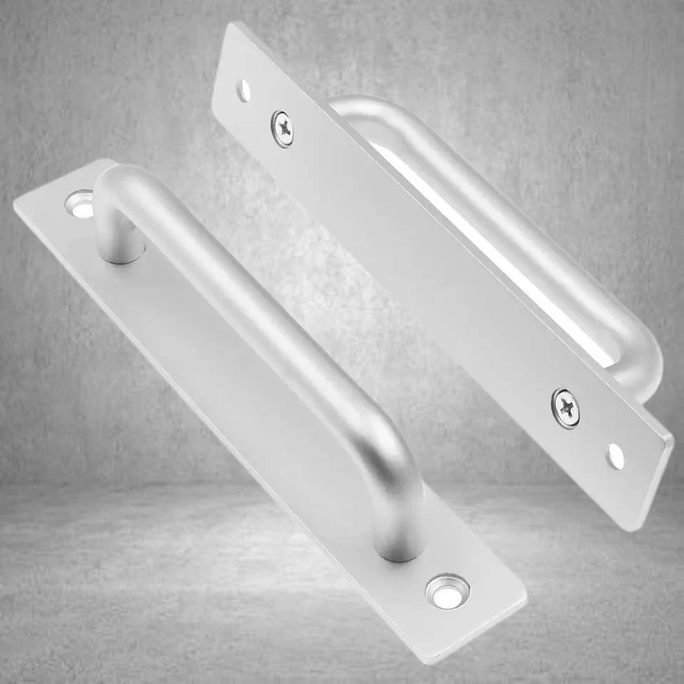 Quality Tempered Glass Pull Stainless Steel S Type Glass Door Handle Furniture Handle