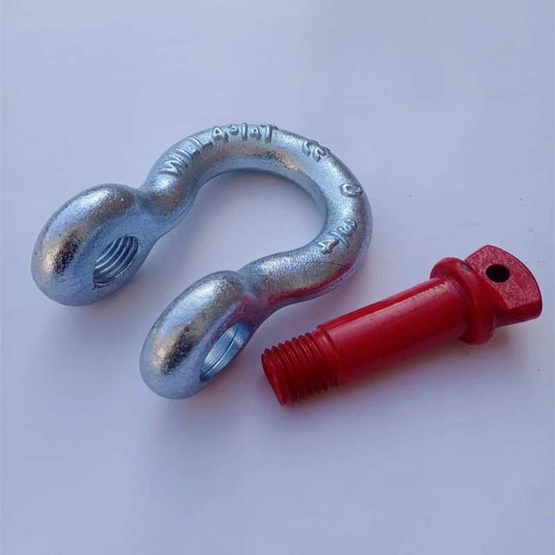 Factory Price Rigging Hardware Stainless Steel A2-70 A4-80 Lifting Anchor Screw Pin Chain D Shackle