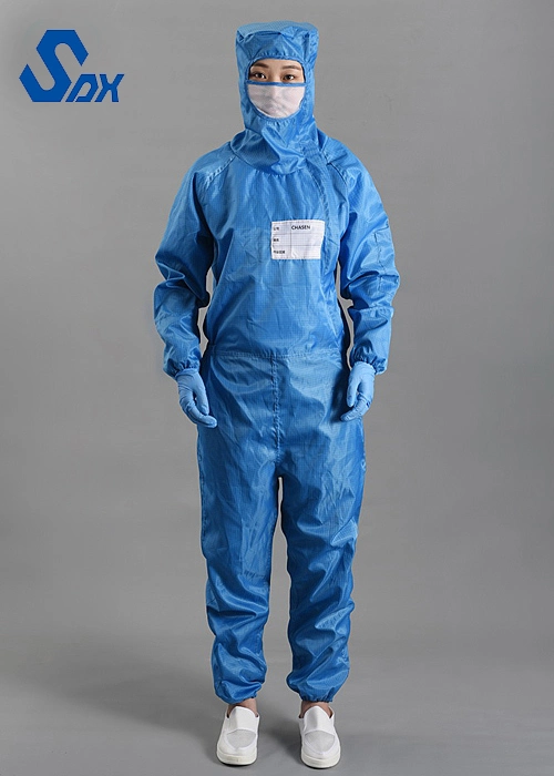 ESD Factory Cleanroom ropa de ropa antiestática ropa de abrigo ropa resistente al polvo