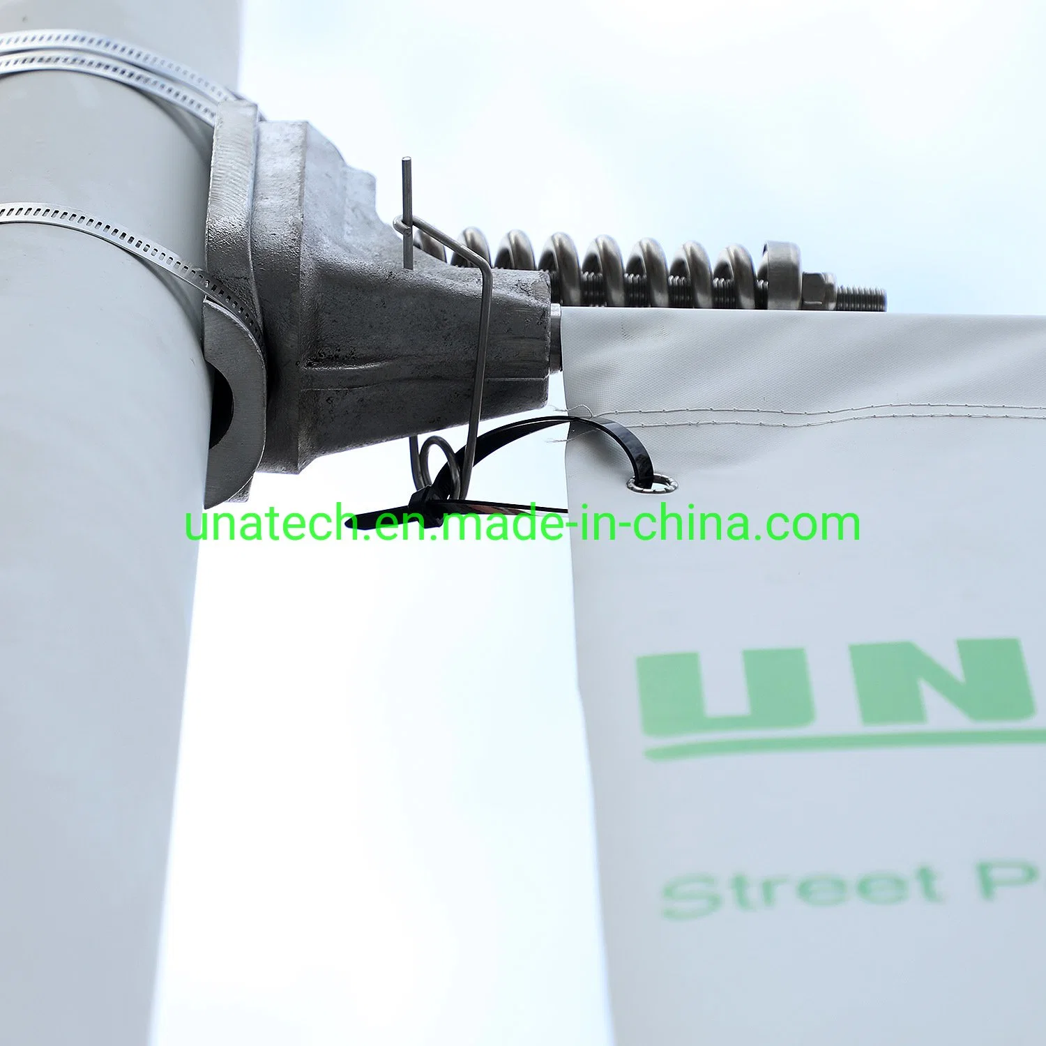 Coated Hanging Hardware Light Pole Aluminum Sign Fixing System for Banner