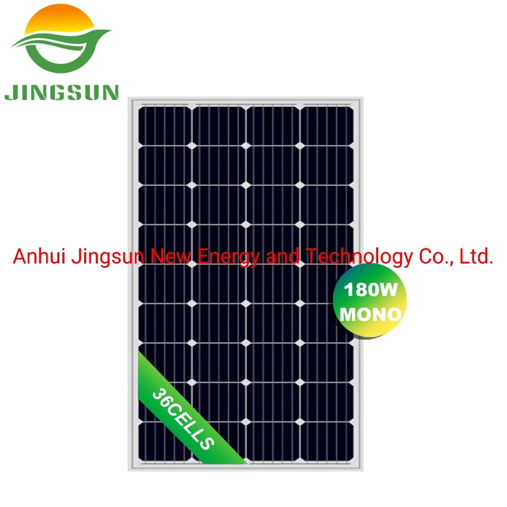 Jingsun Preiswertes 180W monokristallines Silizium-Solarpanel