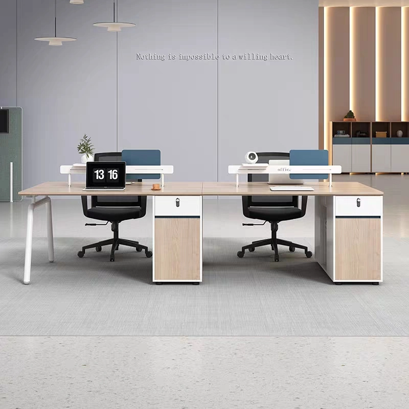 Simple Wooden Office Furniture Modern Furniture Office Table Computer Office Desk Office Partition (UL-230023)