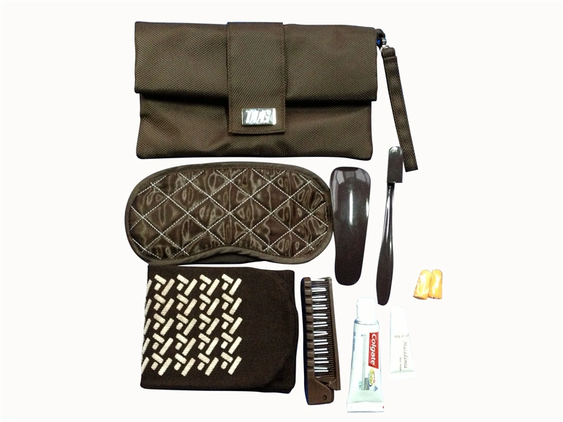 Kit de facilidades Lazer Saco Kit de conjunto de amenidades de luxo do Kit de recreio