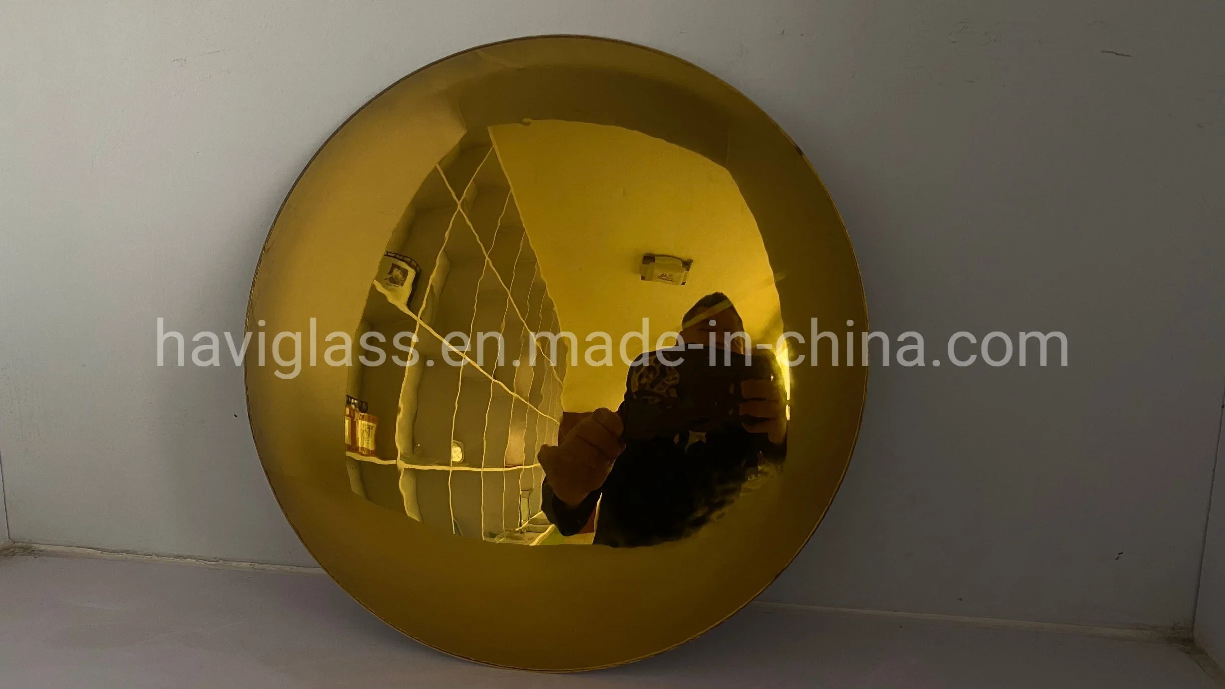 High quality/High cost performance Convex Mirror Glass for Wall Decoratiom with Different Colors