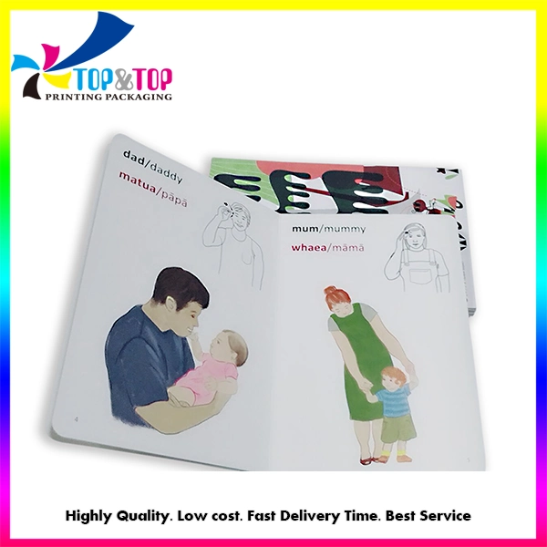 Facotry Prirce Custom High quality/High cost performance  Full Color Hardcover Children Board Book Magazine Printing