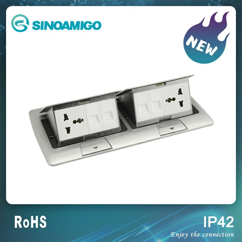 Sinosmigo Floor Socket with Ce&RoHS Certification for 8 Modules Capacity