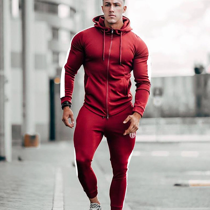 Wholesale/Supplier Custom Logo Fitness Suit Jogging Set Men Tracksuit