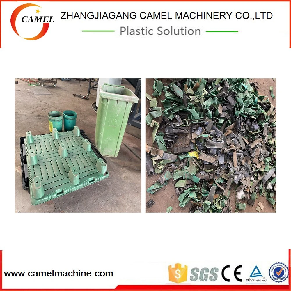 Camel Plastic Industrial Shredder Machine Crushing Plastic Film Waste Trash Can Rubber Tire and Wood Pallet