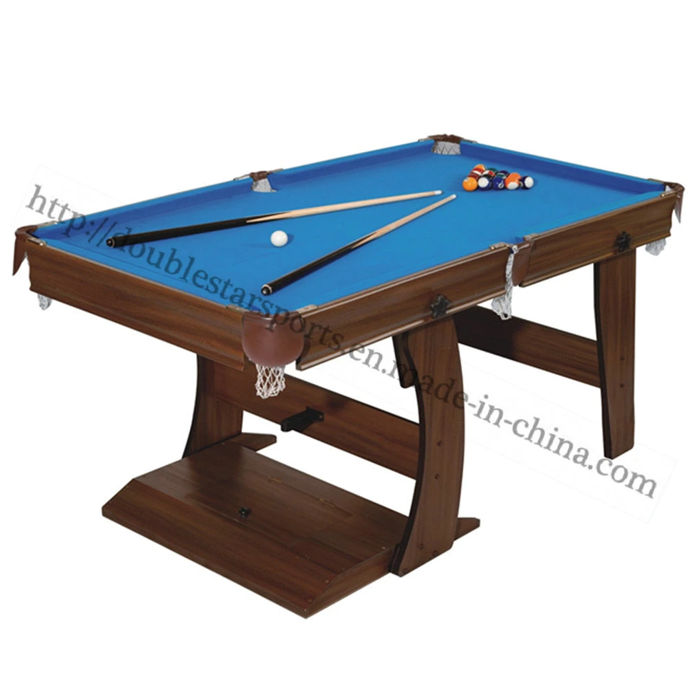 De 5 FT pliable Table de billard avec forme de l prix bon marché de la jambe