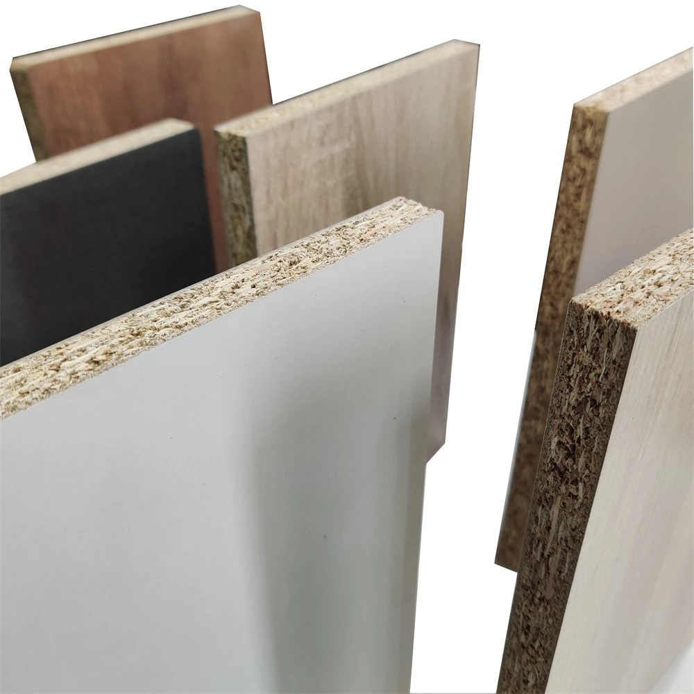 2100*2800 HMR Melamine Particle Board 16mm para armario de pared Paneles