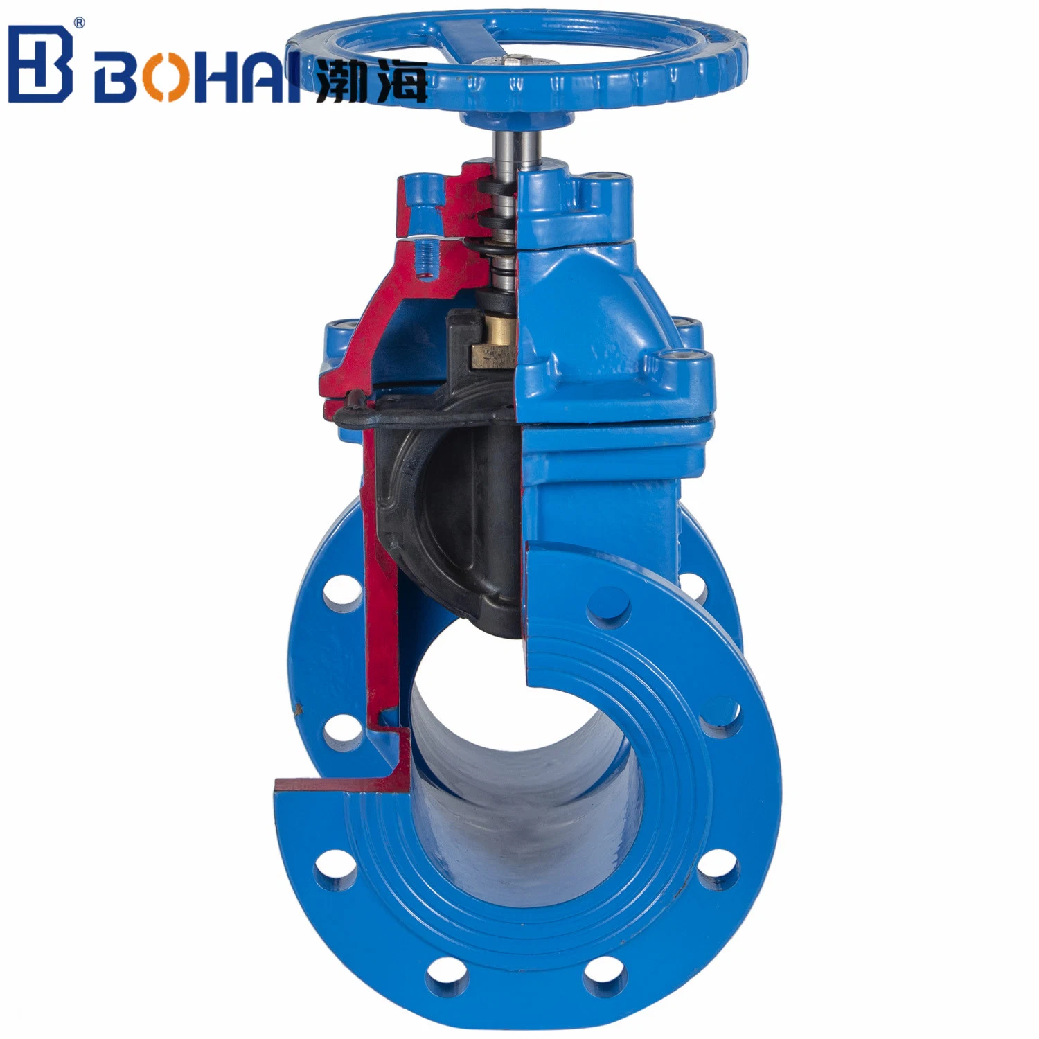 Wedge Gate Cast Steel Non Rising Resilient Soft Seat Fire Fighting Equipment Solenoid Valve