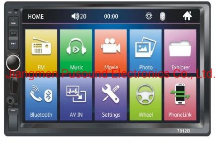 A função Bluetooth 7 polegadas Universal para Automóvel GPS Leitor de MP5