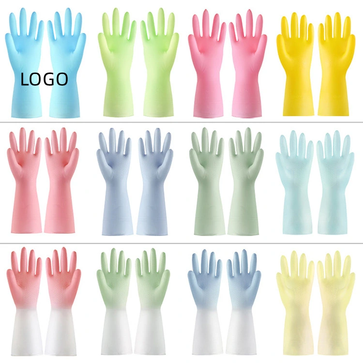 Female Durable Rubber Household Gloves