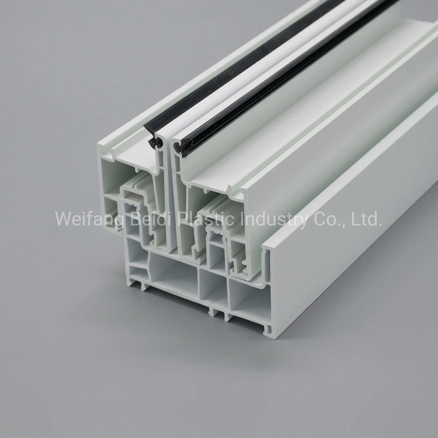 PVC Sliding Extrusion Double Side White Profiles, Professional UPVC Windows and Doors Manufacturer