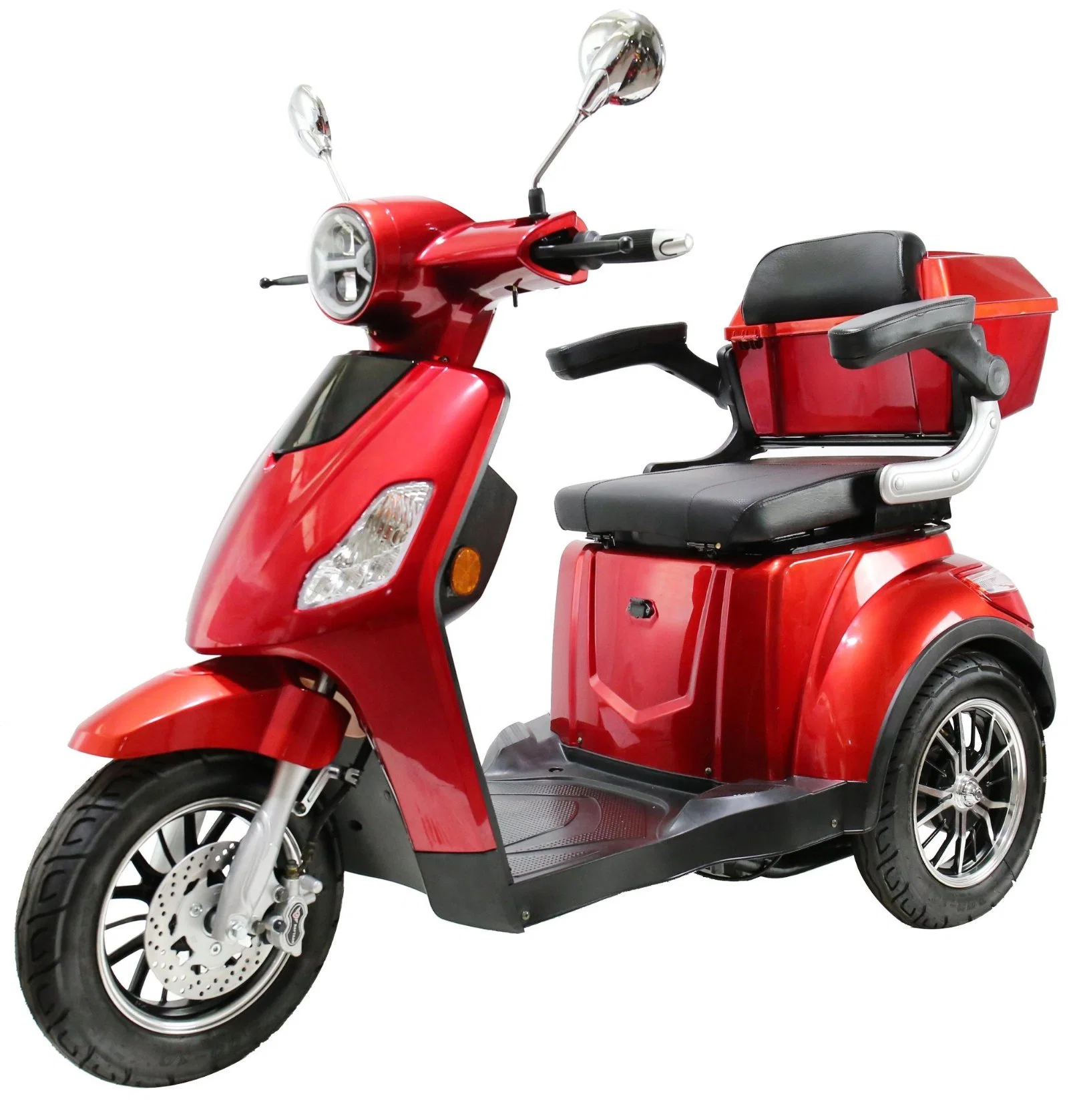 Fat Tire Three Wheel Motor Adult Battery Powered Electric Tricycles Powered Trike for Elderly Leisure Passenger