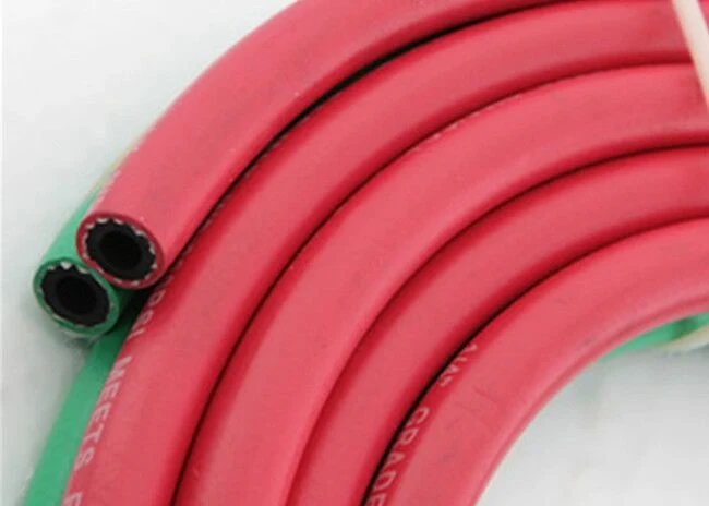 Industrial PVC Rubber Oxygen Acetylene Twin Welding Rubber Hose