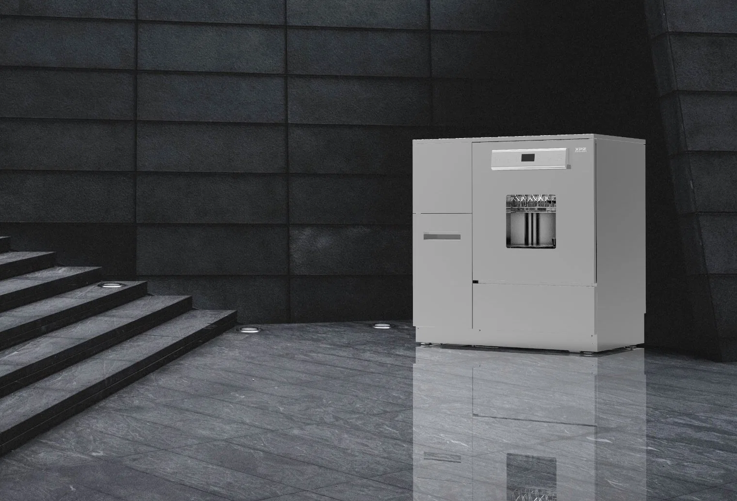 Los equipos de laboratorio 202L 2-3 independiente de la capa de vidrio de laboratorio automático de la lavadora con aire caliente de secado de in-situ