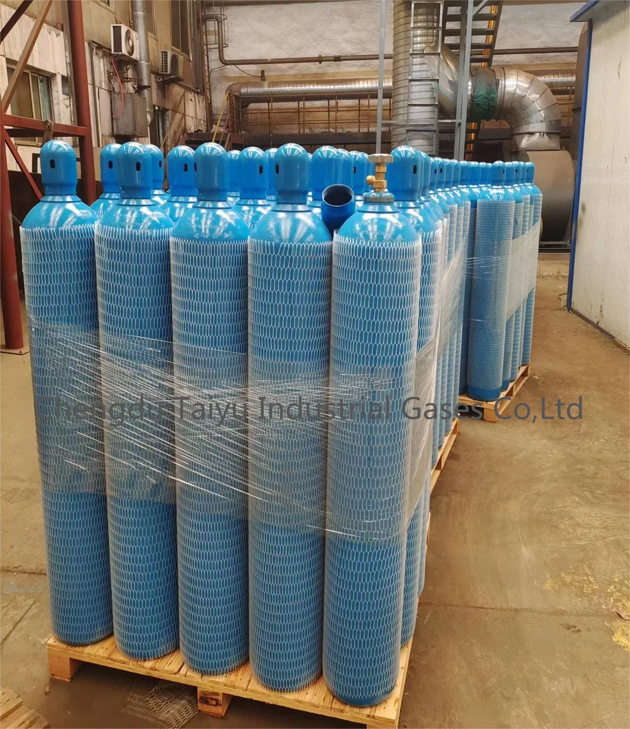 Industrial Grade 99.9999% Purity Container Oxygen Gas 10m3 Filled in 50L Cylinder