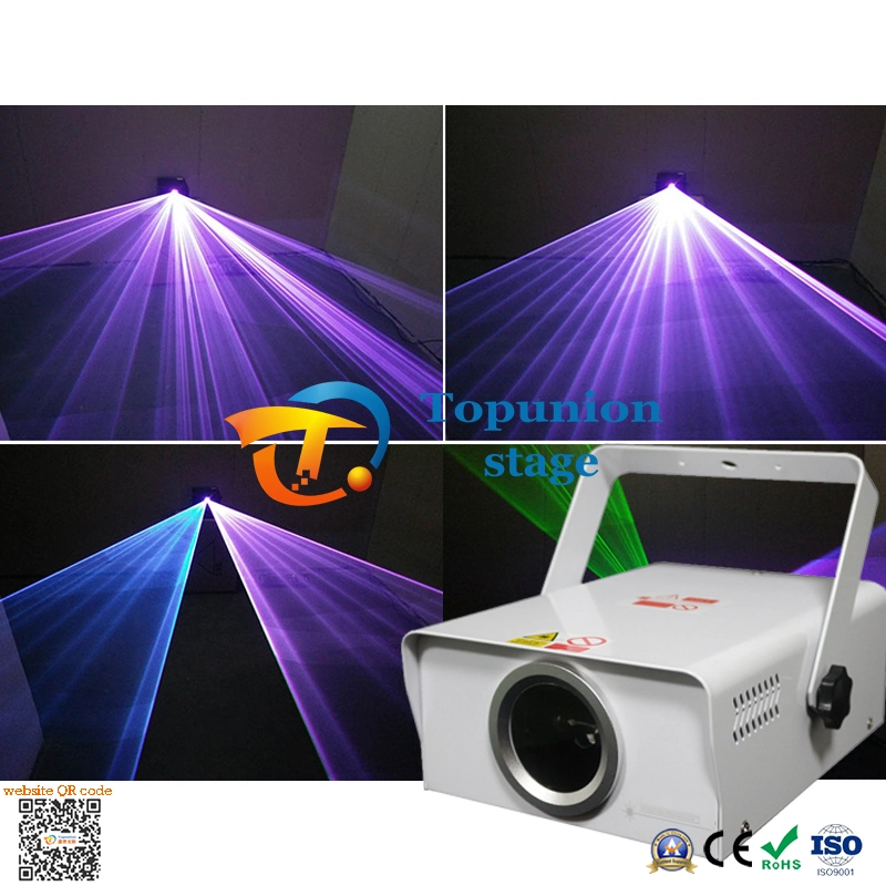 Small Laser Lights 1W 2W 3W RGB Colorful Projector Disco Animation Scanner Light