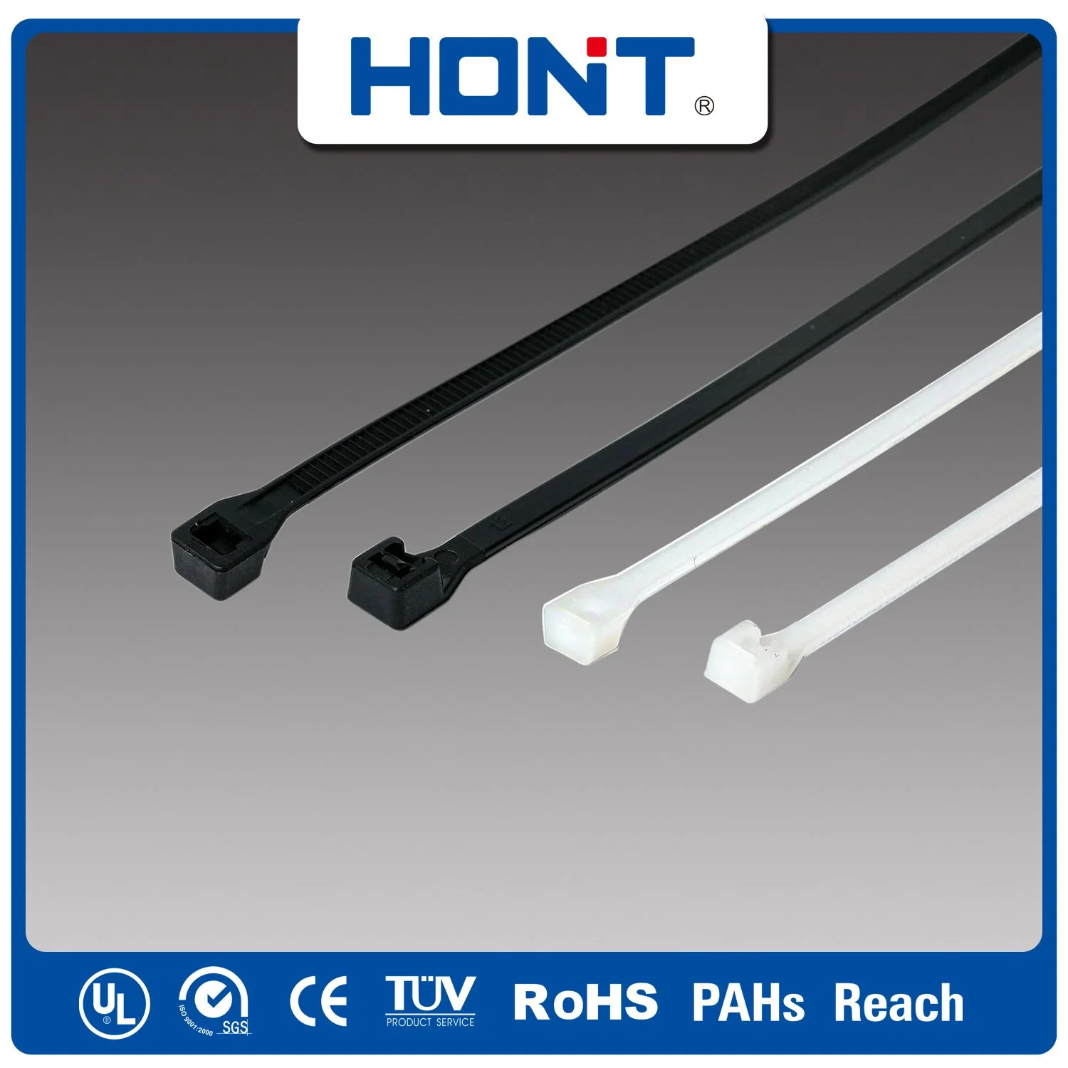 UL 2.5/3.6/4.8/7.2/9/12 Hont Plastic Bag + Sticker Exporting Carton/Tray Stainless Cable Tie