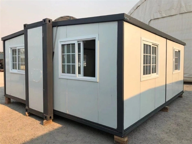 Luxe Structure légère en acier de bonne qualité extensible avec deux chambres de l'hôpital de conteneur