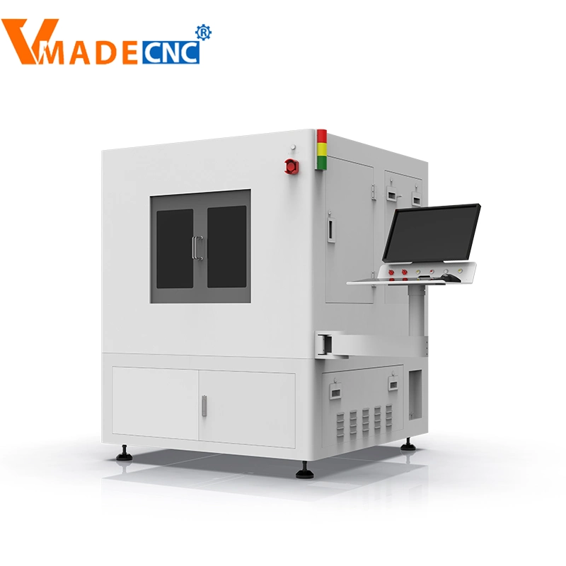 China Vmade CO2 CNC Máquina de corte láser de vidrio templado