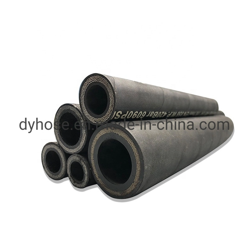 Oil - Resistant SAE100r12 Flexible Rubber Hydraulic Hoses