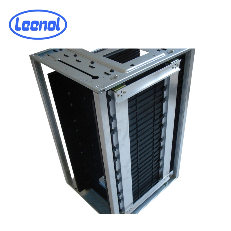 Shanghai Leenol Wholesale/Supplier Adjustable ESD PCB Magazine Rack for SMT Line