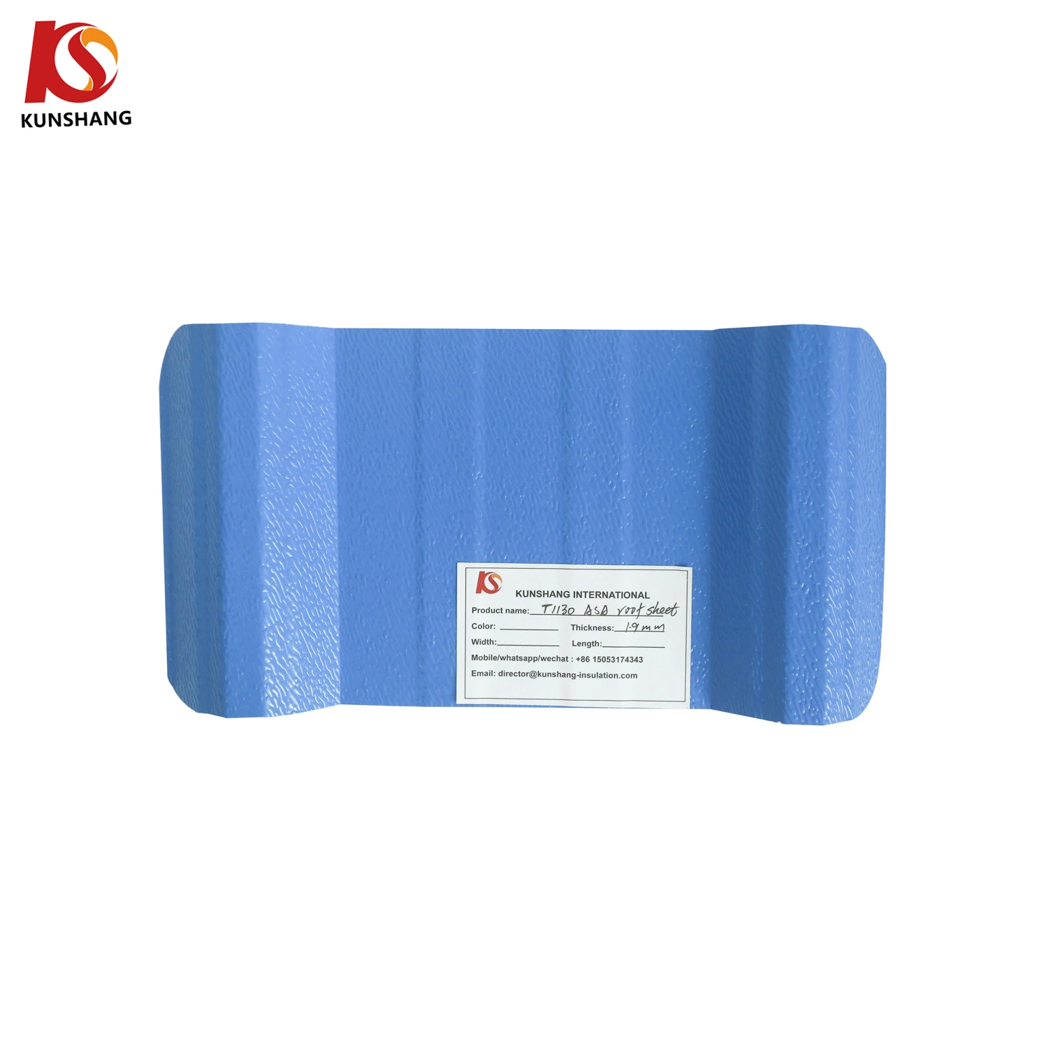 Trapezoid Anti-Corrosive ASA PVC Roof Sheet