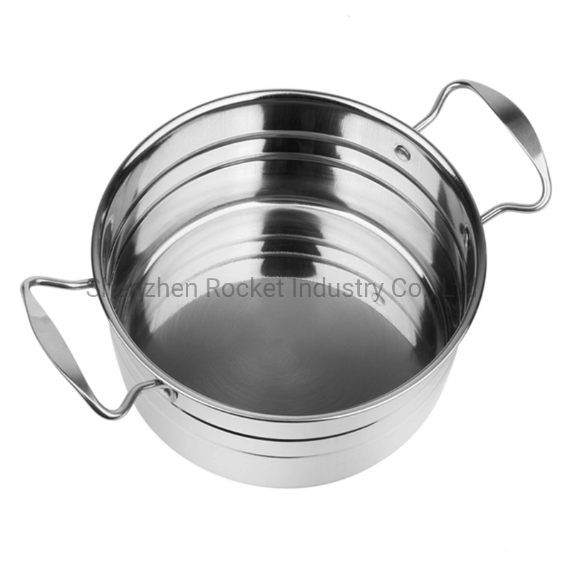 Utensilios de cocina cazuela de acero inoxidable olla Set