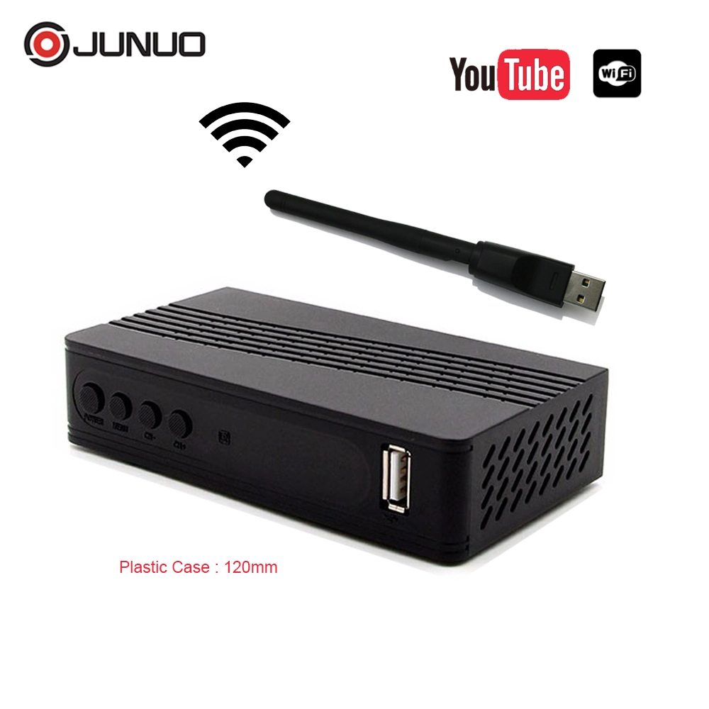 H. 264 DVB-T2 TV Box WiFi soporte IPTV de Youtube