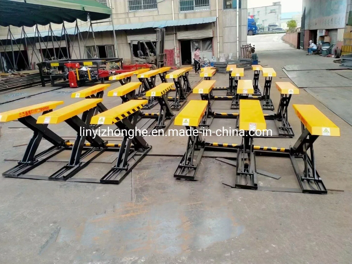 Hydraulic Scissor Lift Table Without Foundation