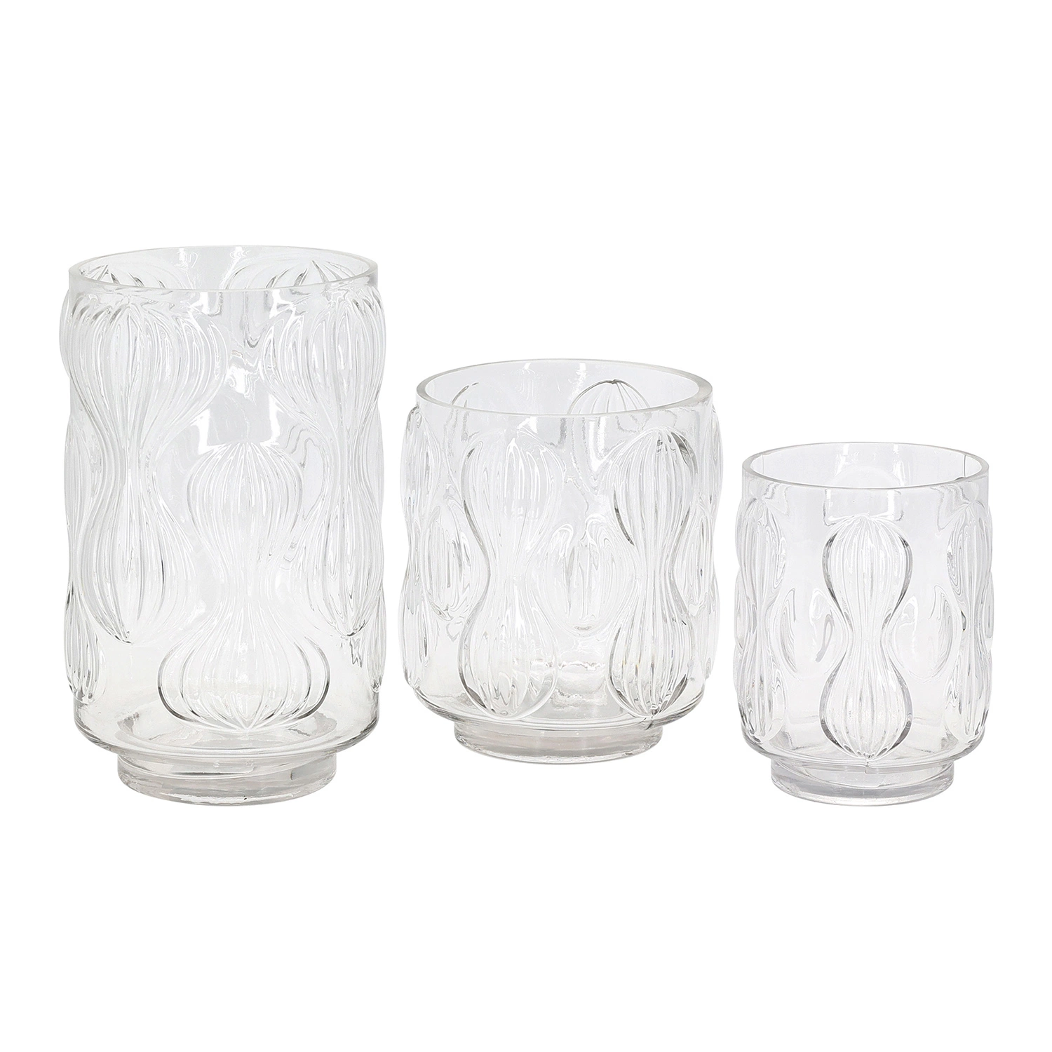 Bonne réputation élégant Life texture vases en verre pour la décoration de maison Fleur