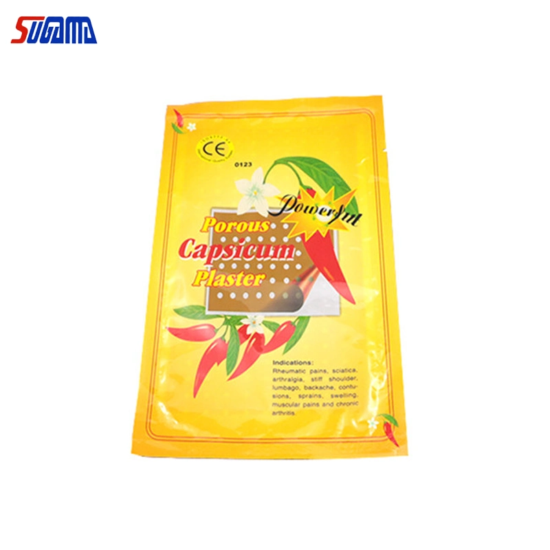 New Product Herbal Pain Relief Ginger Capsaicin Patch Hot Capsicum Plaster