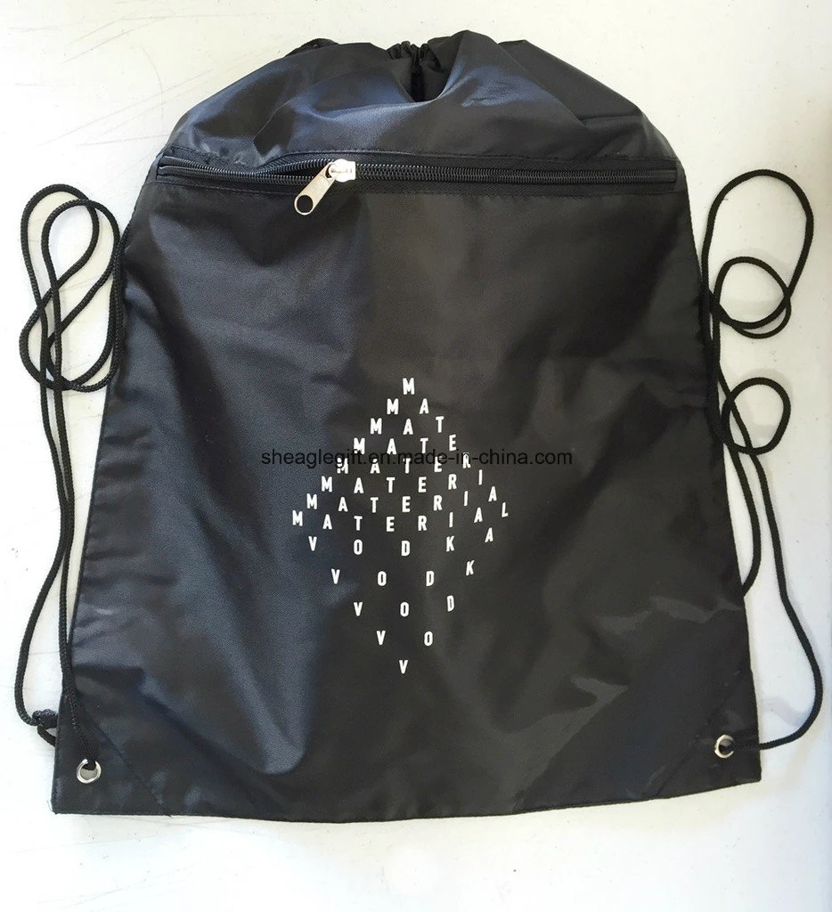 El deporte de poliéster Bolsa económica Drawstring Cinch Pack