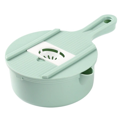 Hot Sale Biodegradable Multi-Functional Vegetable Slicer Manual Veggie Chopper Cutter with Hand Protector