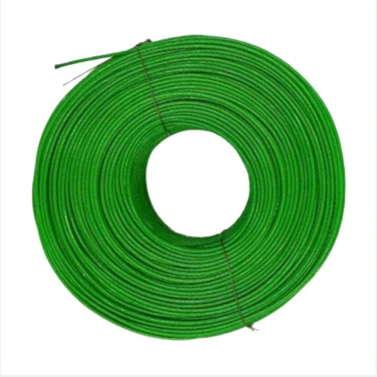 Green Coated Plastic Steel Wire Rope