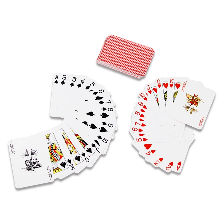 Cheap Shipping Tuck Box Poker Size Good Printing Flash Card Game Custom Logo Paper Playing Card