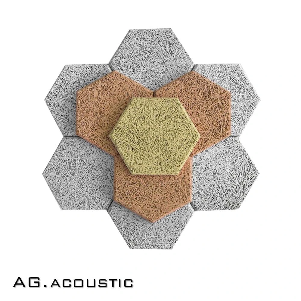 AG. Acoustic Creative Interior Design Sound Insulation Wood Fiber Cement Wall Ceilings