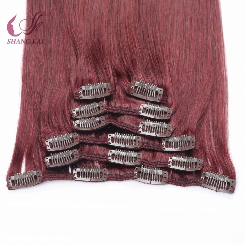 Brazilian Human Hair Clips Hair Extension