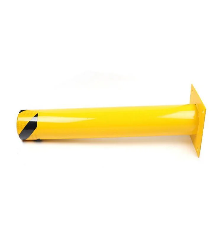 Safety Bollard 36-4.5, Safety Barrier Bollard 4-1/2" Od 36" Height, Yellow Powder Coat Pipe Steel Safety Barrier Good Sell