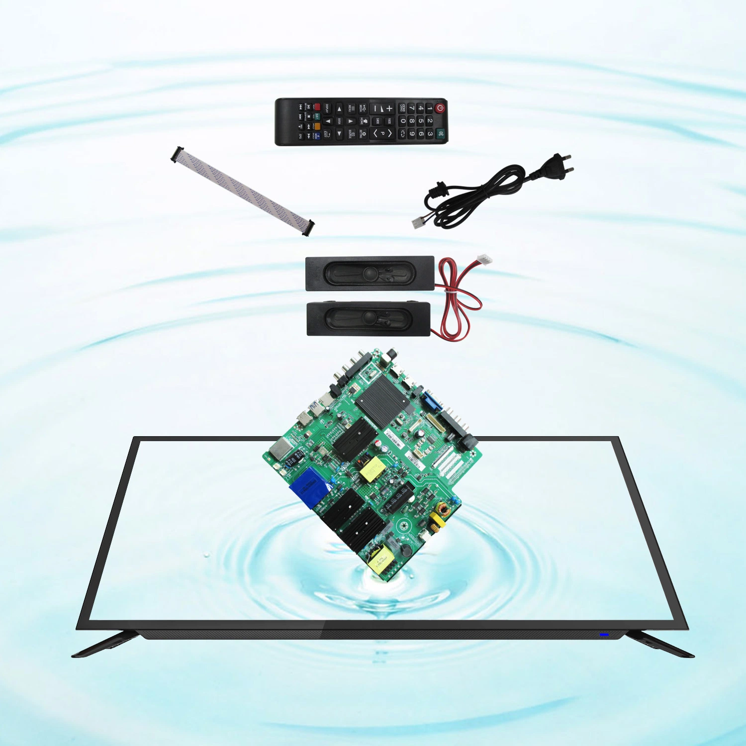 Factory Price Android 9.0 4K TV Smart Internet Board Tp. Sk708d. PC821 Web Television Motherboard TV Accessories